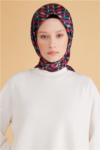 BELLİ GEOMETRİK DESEN KRİSTAL EŞARP 2008