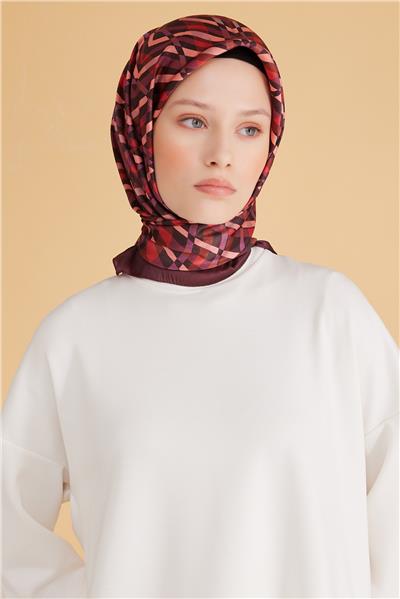 BELLİ GEOMETRİK DESEN KRİSTAL EŞARP 2008