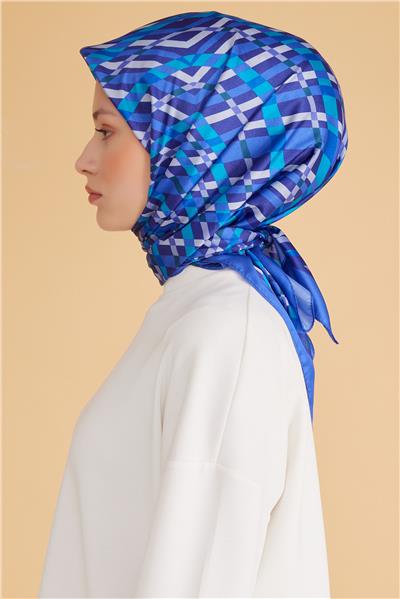 BELLİ GEOMETRİK DESEN KRİSTAL EŞARP 2008