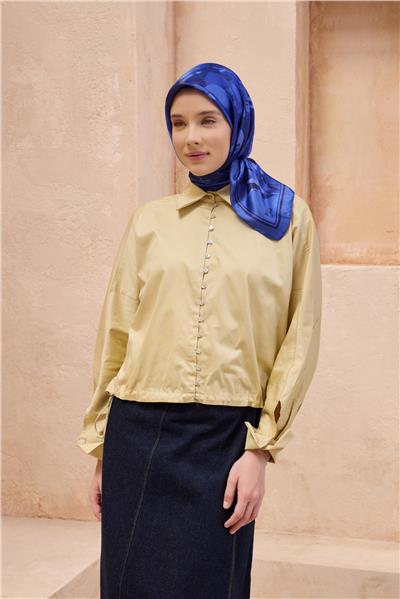 BELLİ FRESH ÇİÇEK DESEN SAKS KRİSTAL EŞARP 2011