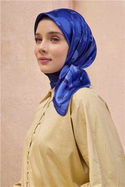 BELLİ FRESH ÇİÇEK DESEN SAKS KRİSTAL EŞARP 2011