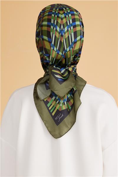 BELLİ GEOMETRİK DESEN KRİSTAL EŞARP 2008