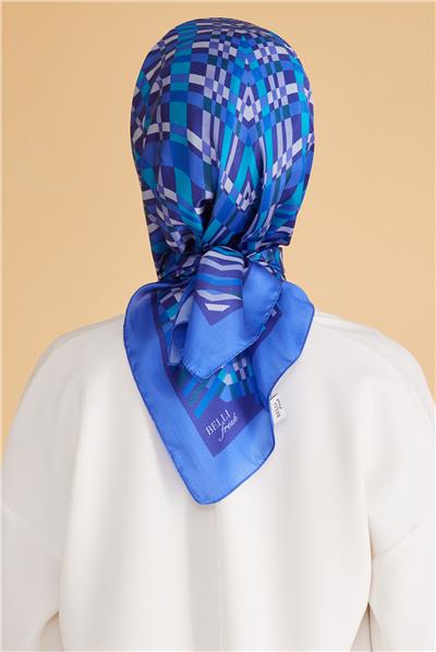 BELLİ GEOMETRİK DESEN KRİSTAL EŞARP 2008