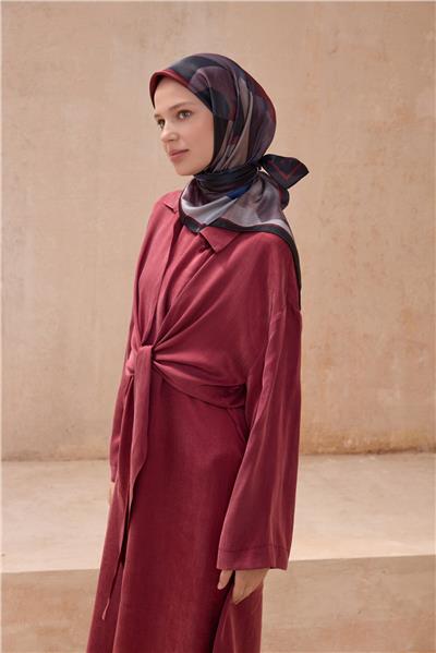 BELLİ FRESH GEOMETRİK SİYAH KRİSTAL EŞARP 2012