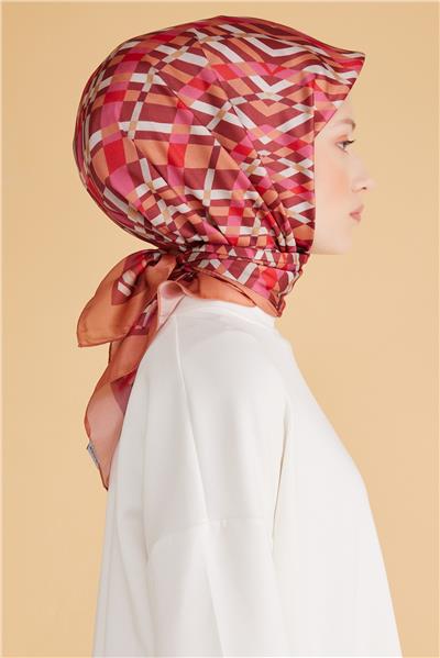 BELLİ GEOMETRİK DESEN KRİSTAL EŞARP 2008