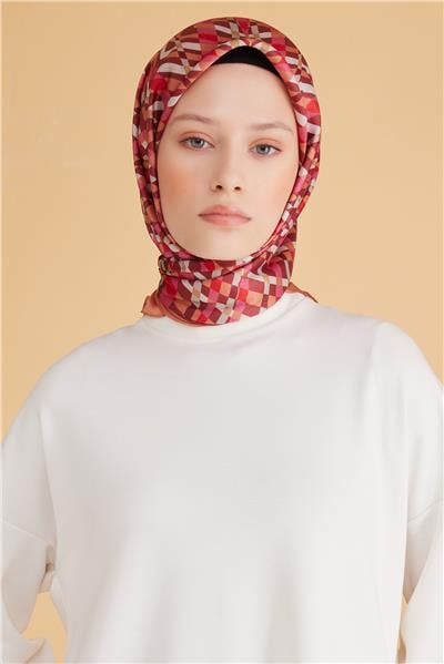 BELLİ GEOMETRİK DESEN KRİSTAL EŞARP 2008