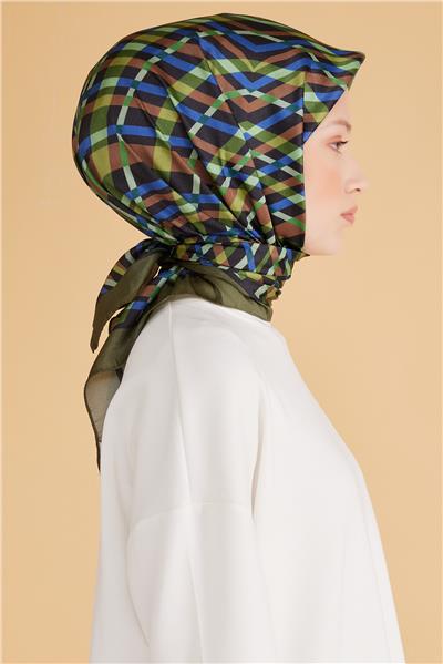 BELLİ GEOMETRİK DESEN KRİSTAL EŞARP 2008