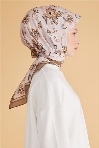 BELLİ ŞAL DESEN MODAL VİZON EŞARP 1