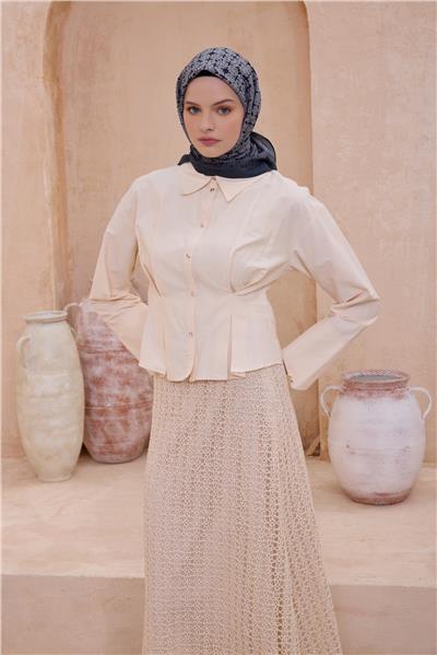 BELLİ GEOMETRİK DESEN PAULİSTA ANTRASİT EŞARP 7