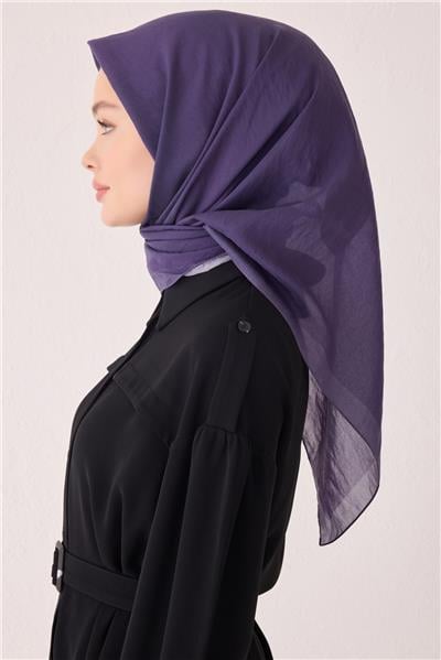 BELLİ DÜZ DESEN PAULİSTA MOR EŞARP 2