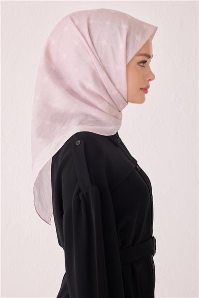 BELLİ GEOMETRİK DESEN PAULİSTA PUDRA EŞARP 4