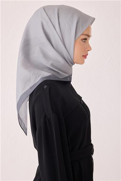 BELLİ DÜZ DESEN PAULİSTA GRİ EŞARP 2