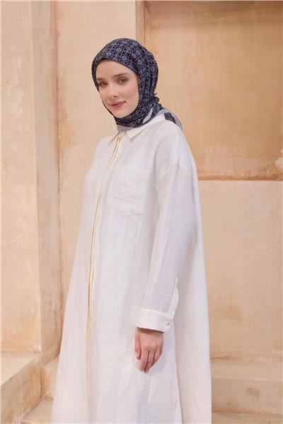 BELLİ ÇİÇEK DESEN PAULİSTA LACİVERT EŞARP 5