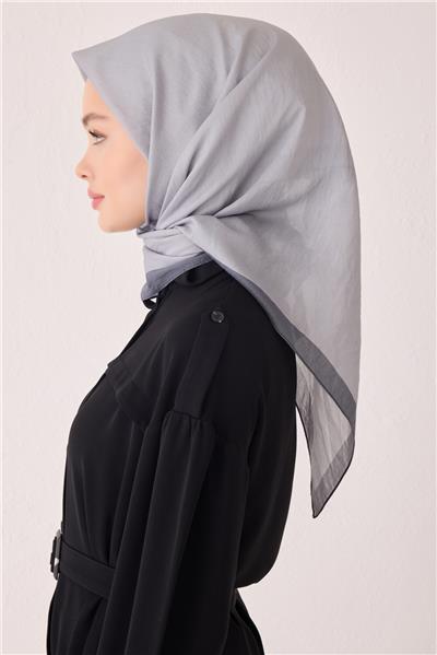 BELLİ DÜZ DESEN PAULİSTA GRİ EŞARP 2