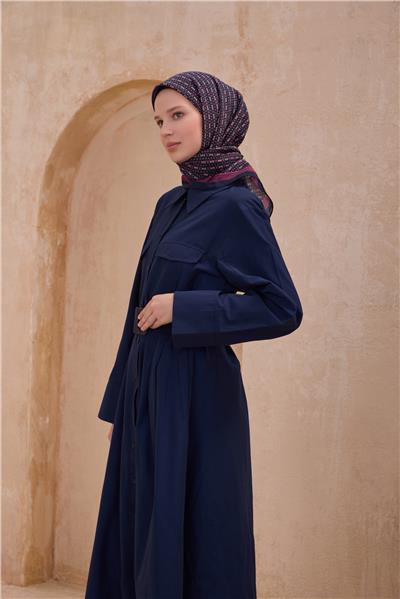 BELLİ GEOMETRİK DESEN PAULİSTA BORDO EŞARP 8