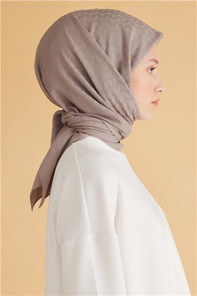 BELLİ GEOMETRİK DESEN VEYRA VİZON EŞARP 1