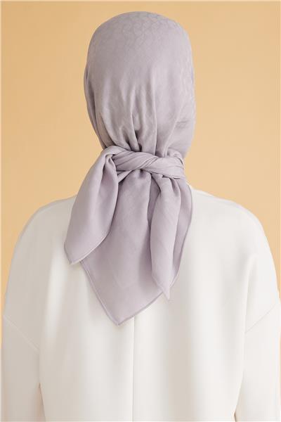 BELLİ GEOMETRİK DESEN VEYRA GÜMÜŞ EŞARP 1