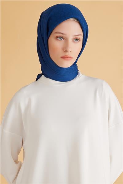 BELLİ GEOMETRİK DESEN VEYRA SAKS EŞARP 1