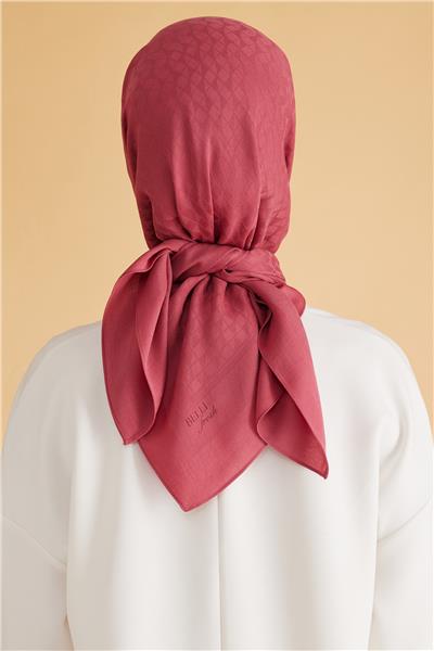 BELLİ GEOMETRİK DESEN VEYRA NAR ÇİÇEĞİ EŞARP 1