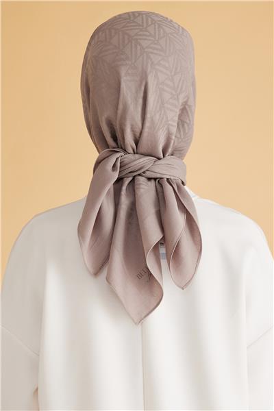 BELLİ GEOMETRİK DESEN VEYRA VİZON EŞARP 2