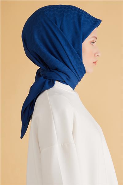 BELLİ GEOMETRİK DESEN VEYRA SAKS EŞARP 1