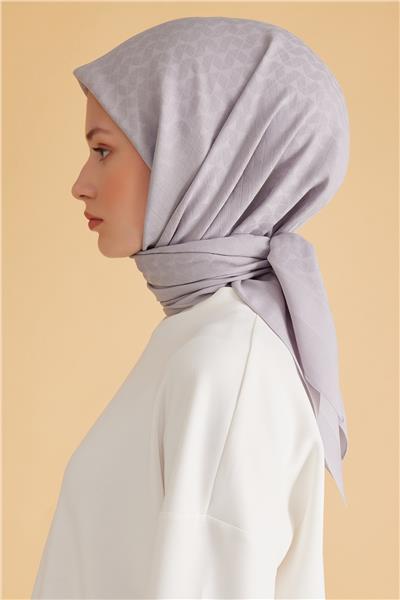 BELLİ GEOMETRİK DESEN VEYRA GÜMÜŞ EŞARP 1