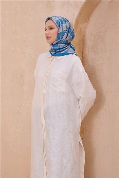 BELLİ GEOMETRİK DESEN PREMIUM SOFT SAKS EŞARP 14