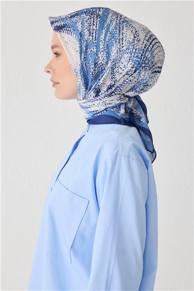 BELLİ ÇİÇEK DESEN PREMIUM SOFT SAKS EŞARP 2