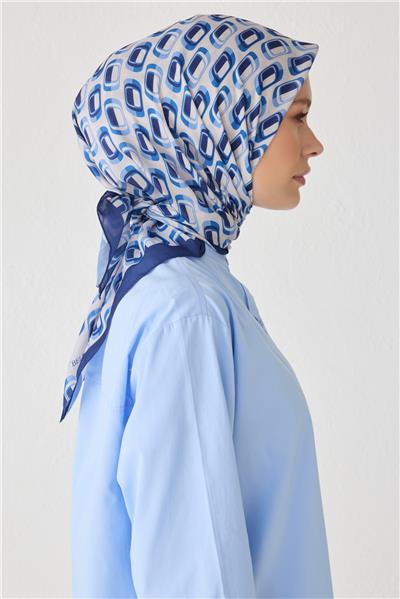 BELLİ GEOMETRİK DESEN PREMIUM SOFT SAKS EŞARP 3