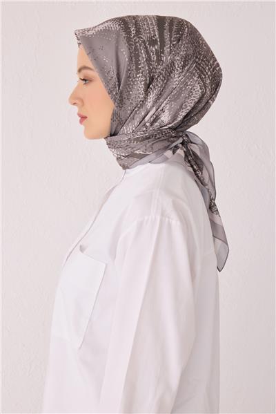 BELLİ ÇİÇEK DESEN PREMIUM SOFT VİZON EŞARP 2