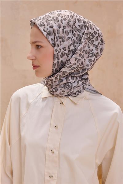 BELLİ LEOPAR DESEN PREMIUM SOFT TAŞ EŞARP 13