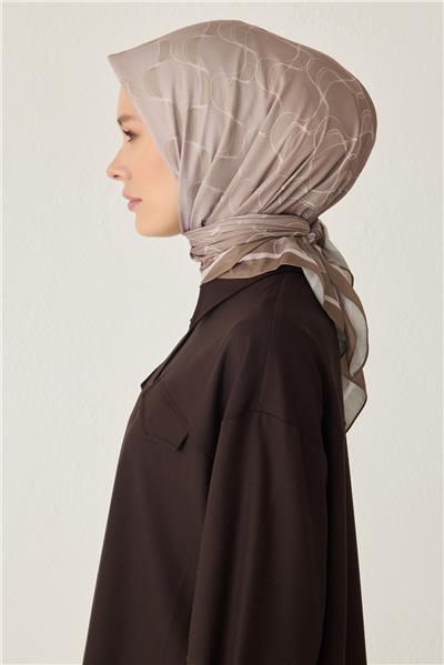 BELLİ DALGALI DESEN PREMIUM SOFT VİZON EŞARP 1