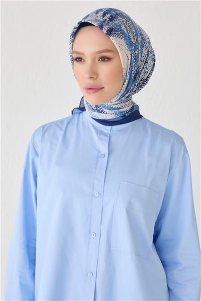 BELLİ ÇİÇEK DESEN PREMIUM SOFT SAKS EŞARP 2