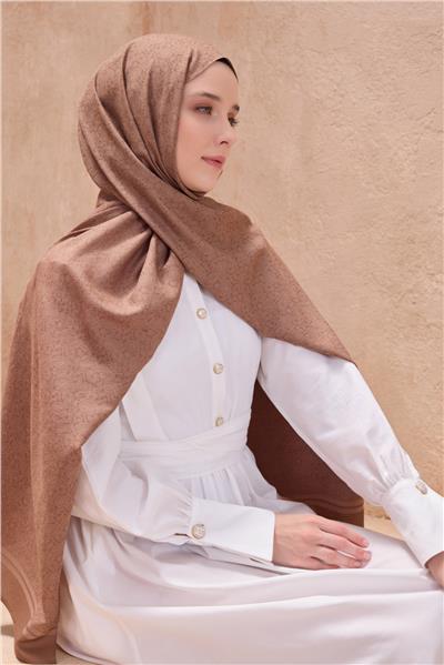 Belli Fresh Şal Desen Vizon Siena Şal 4 - 13