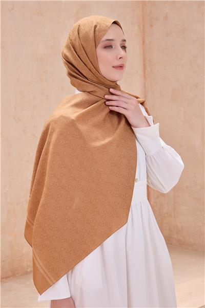 Belli Fresh Şal Desen Somon Siena Şal 4 - 23