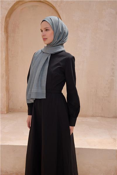 Belli Fresh Şal Desen Soğuk Mavi Siena Şal 4 - 51
