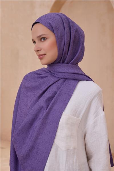 Belli Fresh Şal Desen Mor Siena Şal 4 - 44