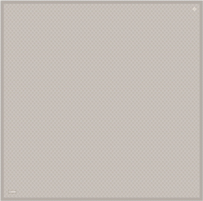 Bej Klasik Desen %100 Twill İpek Eşarp 4317-05