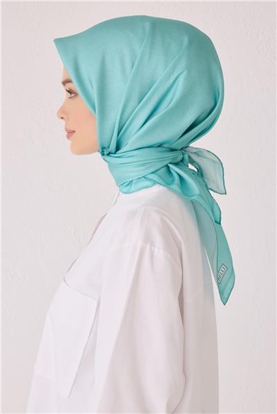 BELLİ GEOMETRİK DESEN İPEK EŞARP 4055D (TWİLL)-83