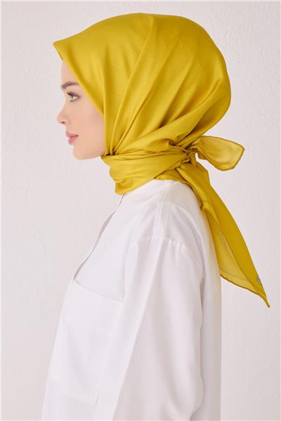 BELLİ GEOMETRİK DESEN İPEK EŞARP 4055D (TWİLL)-84