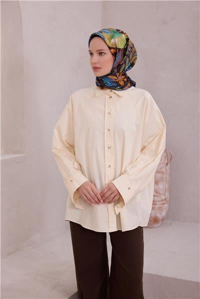 BELLİ ÇİÇEKLİ DESEN İPEK EŞARP 4225D (TWILL) İNDİGO - 04