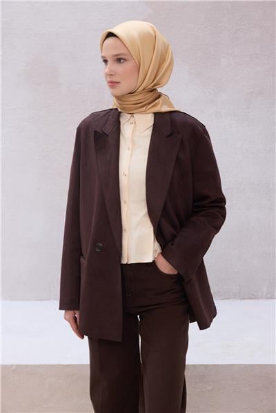 BELLİ DEGRADE DESEN İPEK EŞARP 4224D (TWILL) BEJ - 05