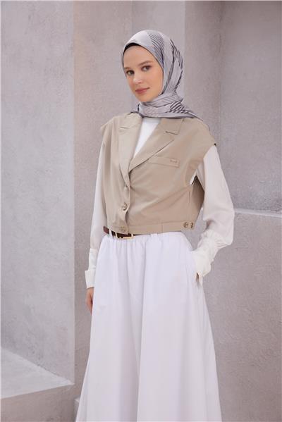 BELLİ EKOSE DESEN NOVA GÜMÜŞ EŞARP 1005