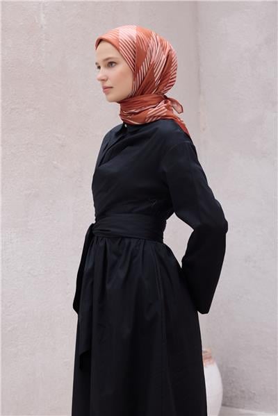 BELLİ EKOSE DESEN NOVA KİREMİT EŞARP 1005