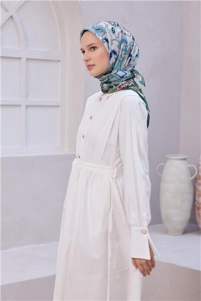 BELLİ ETNİK DESEN NOVA HAKİ EŞARP 1003