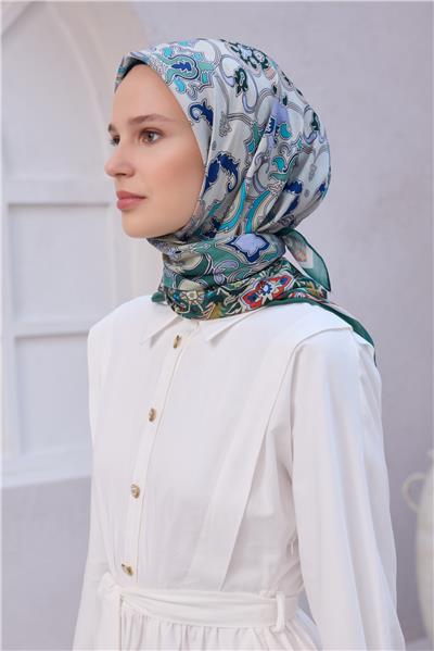 BELLİ ETNİK DESEN NOVA HAKİ EŞARP 1003