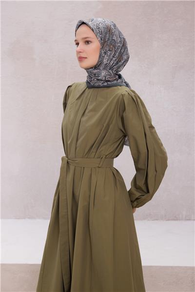 BELLİ ETNİK DESEN PREMIUM SOFT GRİ EŞARP 5
