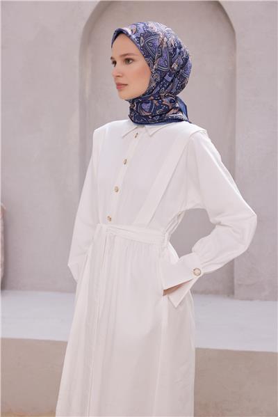 BELLİ ETNİK DESEN PREMIUM SOFT MOR EŞARP 5