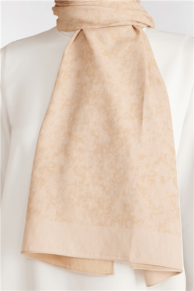 Belli Fresh Bulut Desen Bej Siena Şal 1 - 21005