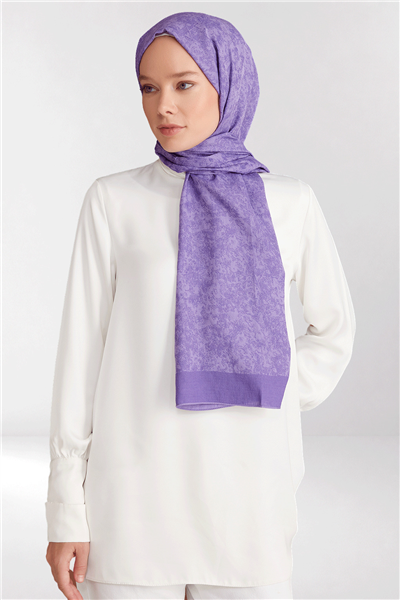 Belli Fresh Bulut Desen Mor Siena Şal 1 - 21085